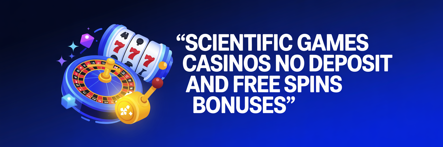 Scientific Games Casinos No Deposit and Free Spins Bonuses